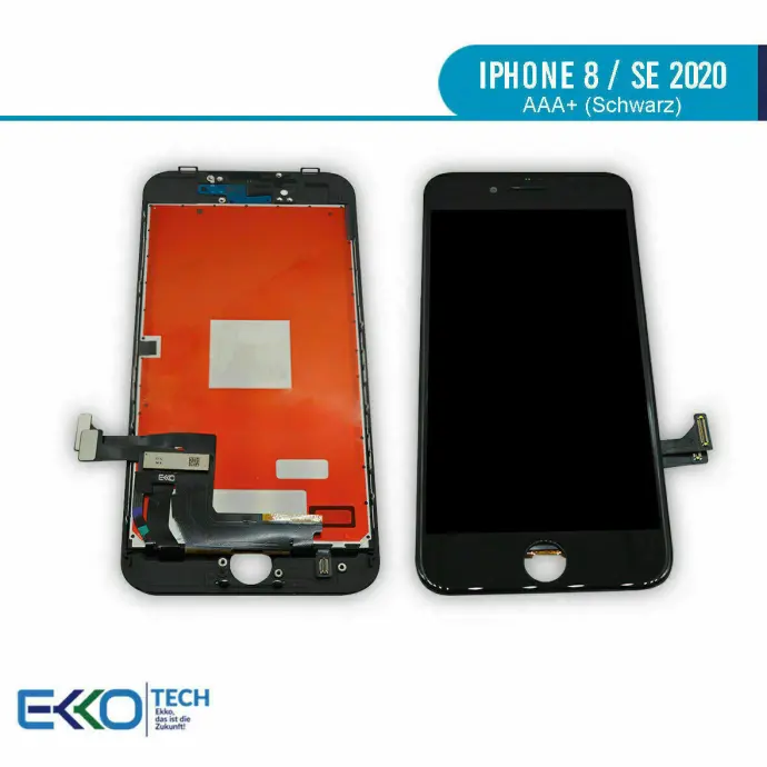 Displayeinheit geeignet für iPhone 8 / SE 2020 (Copy) Schwarz