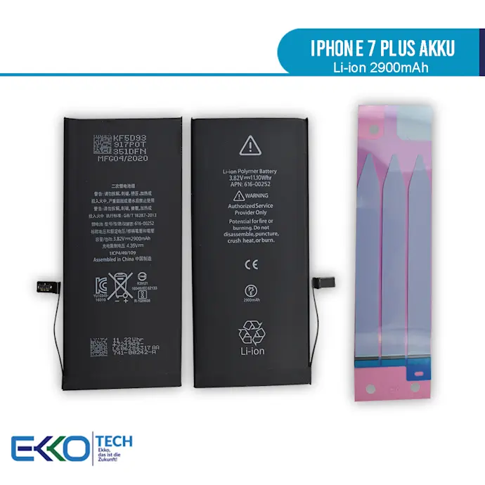 Für iPhone 7 Plus Akku Li-ion 2900mAh