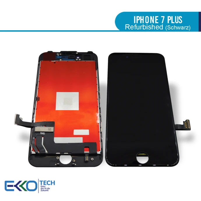 Für iPhone 7 + Display Refurbished (C11/F7C) Toshiba OEM Schwarz