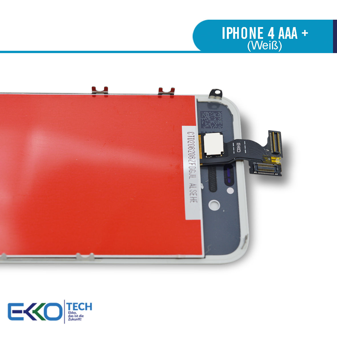 iPhone 4 Displayeinheit Copy Weiß 02