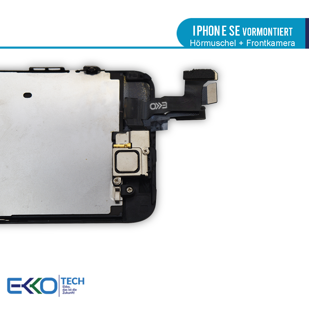 iPhone SE Hörmuschel-Frontkamera Vormontiert Schwarz 03