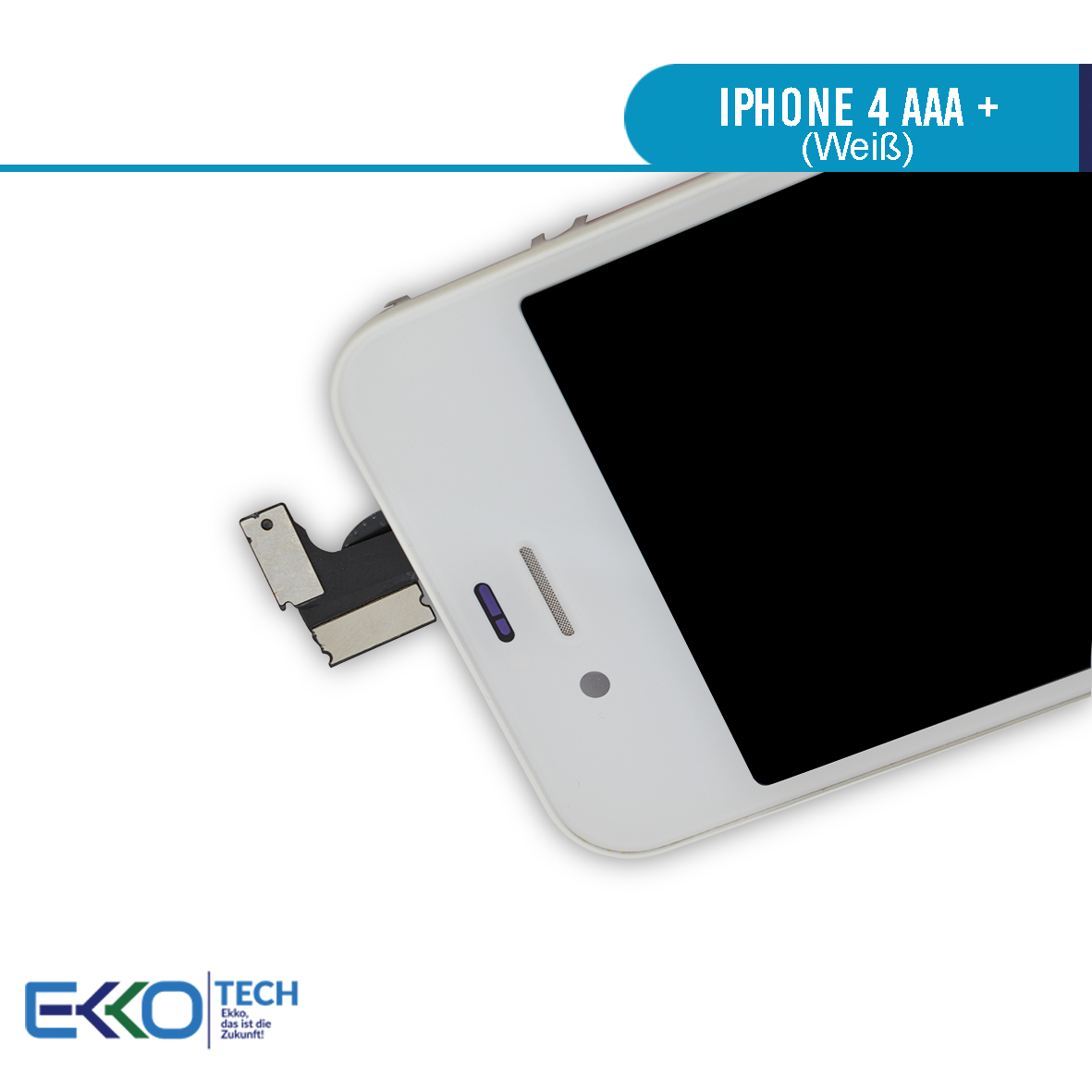 iPhone 4 Displayeinheit Copy Weiß 01