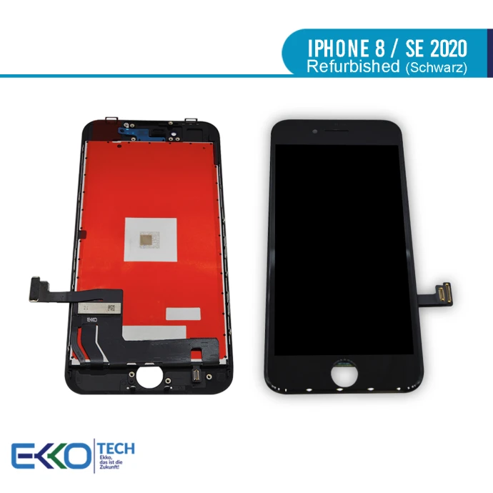 Displayeinheit geeignet für iPhone 8 / SE 2020 (Refurbished) Schwarz