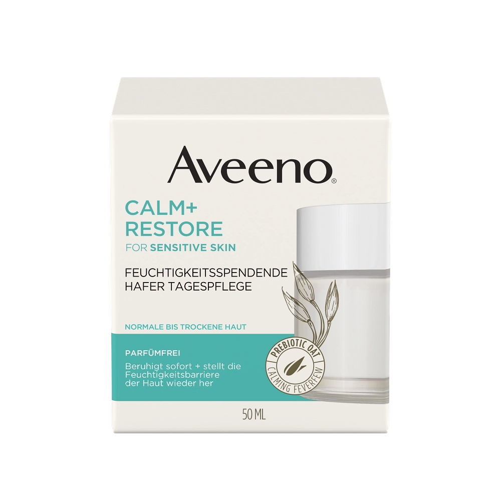 Aveeno® Calm + Restore™ Nawilżający żel-krem owsiany. Zdjęcie produktu z przodu