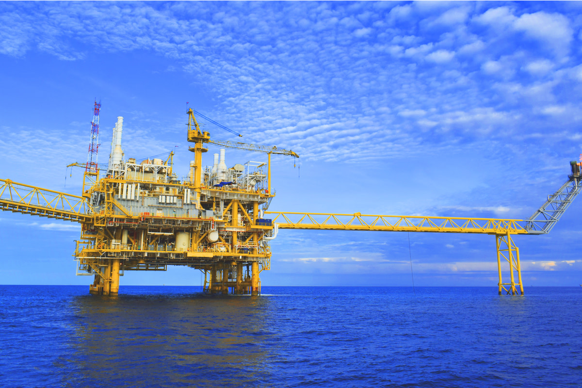 Offshore platform of the in sea
