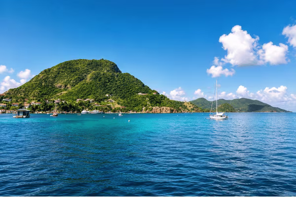 Le Chameau, sommet des Saintes en Guadeloupe