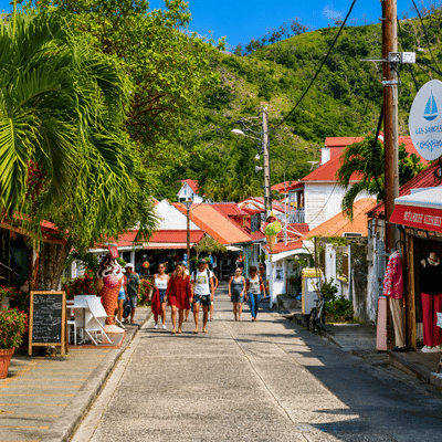 Village de Terre-de-Haut aux Saintes en Guadeloupe