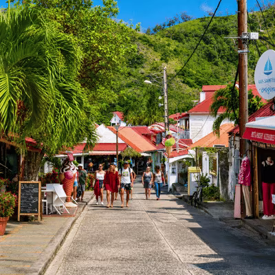 Village de Terre-de-Haut aux Saintes en Guadeloupe