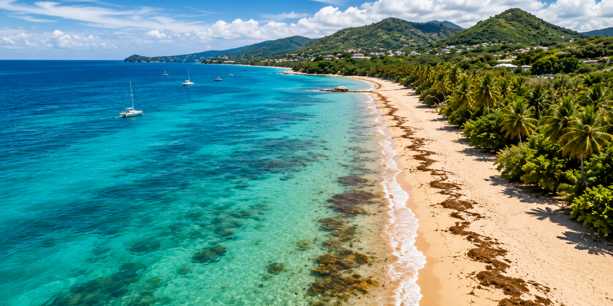 Sargasses en Guadeloupe