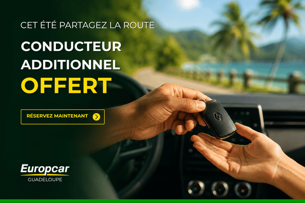 offfre connducteur additionnel location de voiture guadeloupe