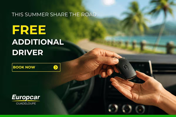 additional driver offer car rental guadeloupe