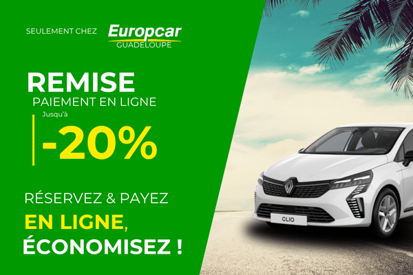 Location voiture Guadeloupe Europcar Guadeloupe