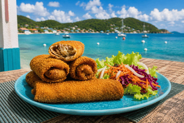 Fish fritters, a specialty of Les Saintes