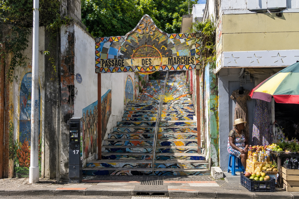 passage des marches basse terre guadeloupe