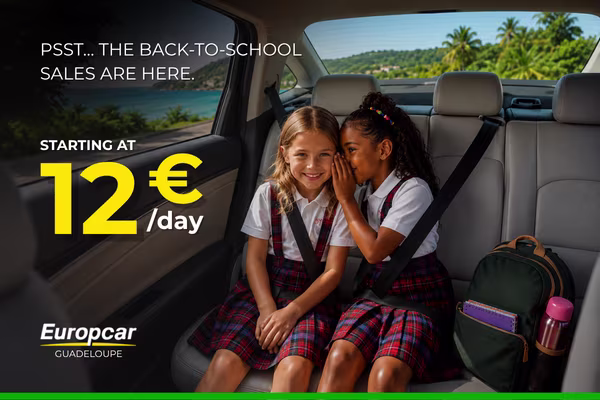 Back-to-School Special Offers – Car Rental in Guadeloupe
