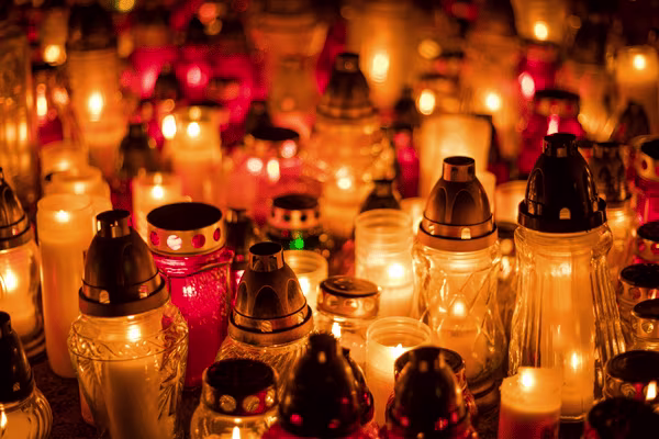 All Saints’ Day Candles in Guadeloupe