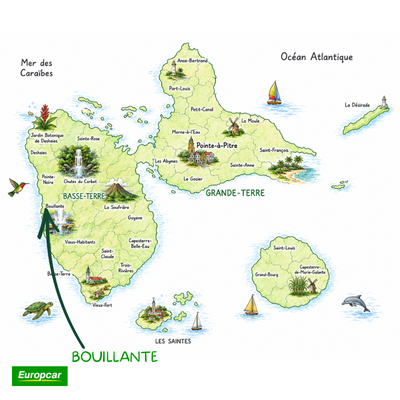 carte bouillante en guadeloupe