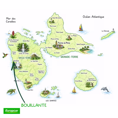 carte bouillante en guadeloupe