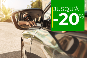 Jusqu’à -20 % sur votre location de voiture