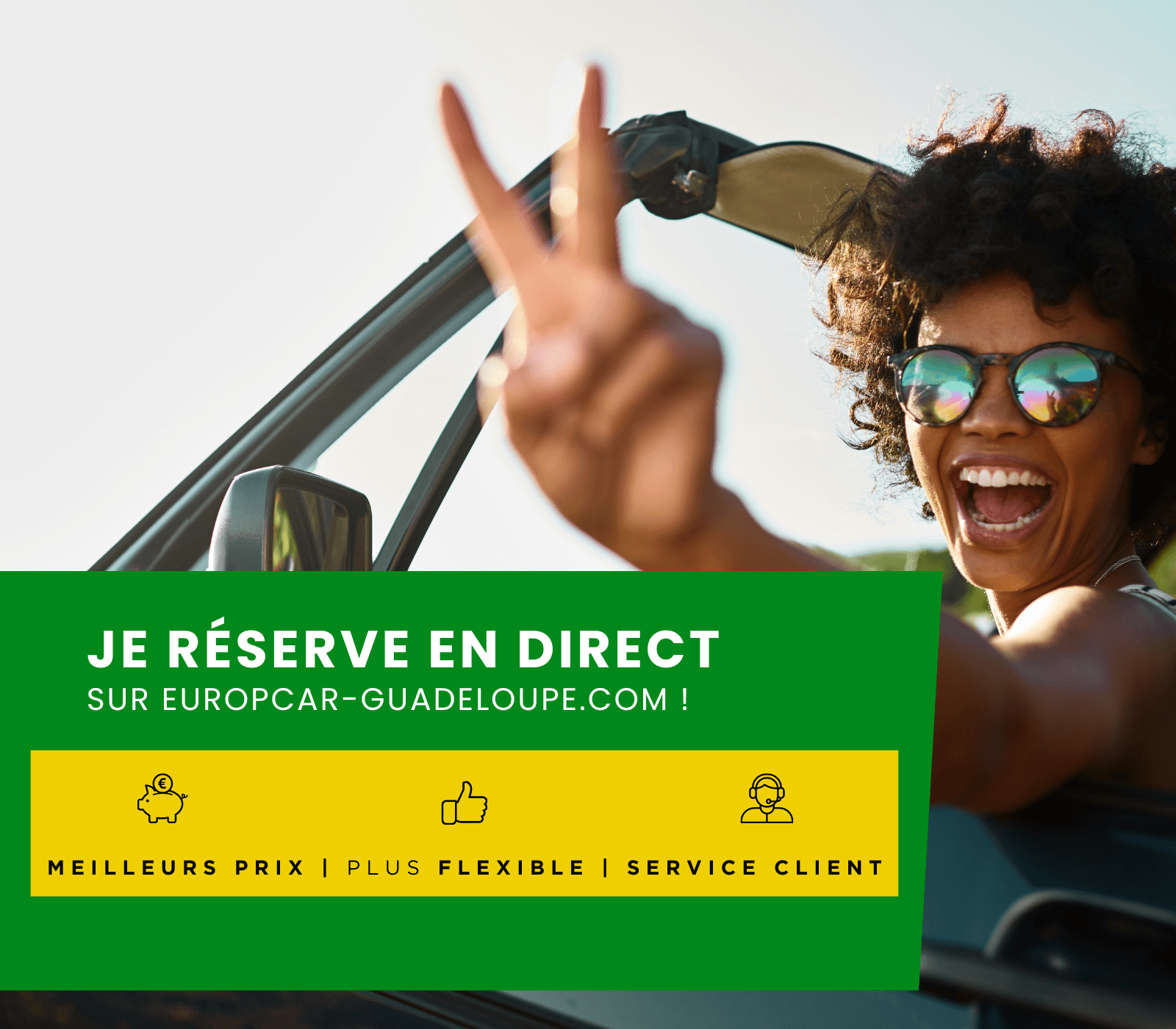 Réservation location voiture Guadeloupe en direct sur Europcar Guadeloupe