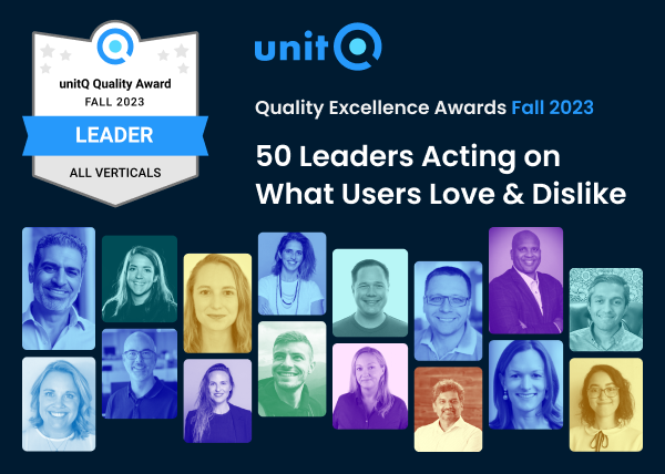 Honoring 50 leaders acting on what users like, dislike and want