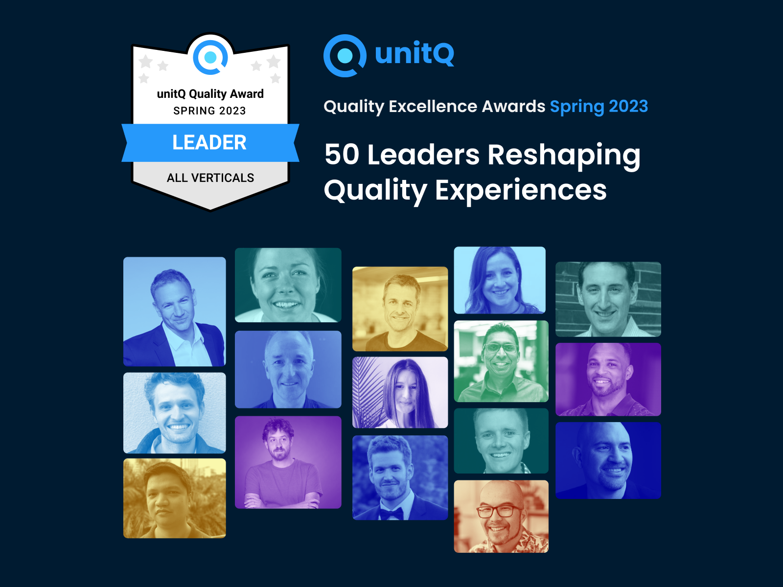 Celebrating 50 leaders reshaping quality experiences