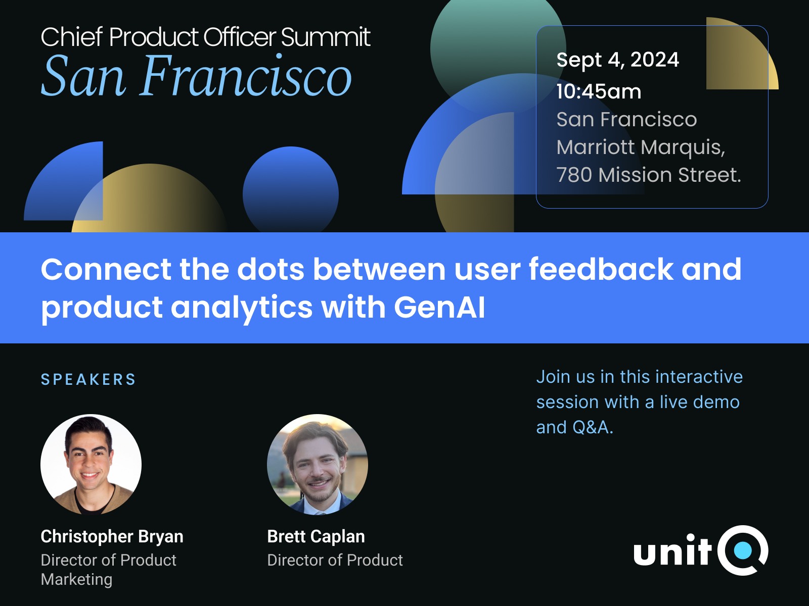 unitQ at CPO: Connect the dots between user feedback, product analytics