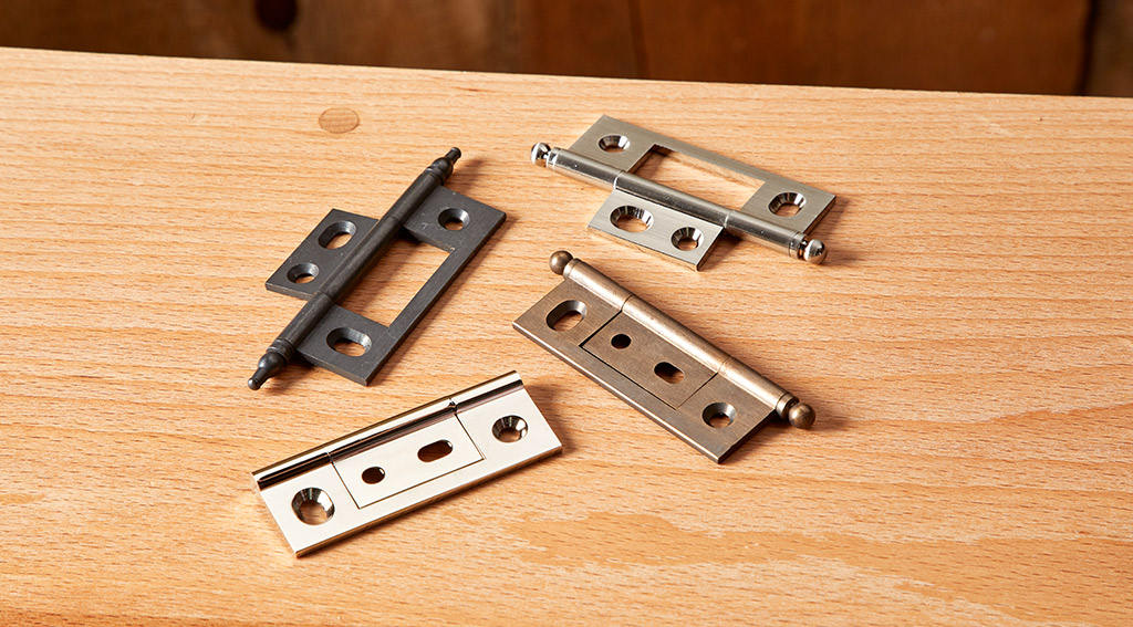 Self-Closing Flush-Mount Hinges - Lee Valley Tools