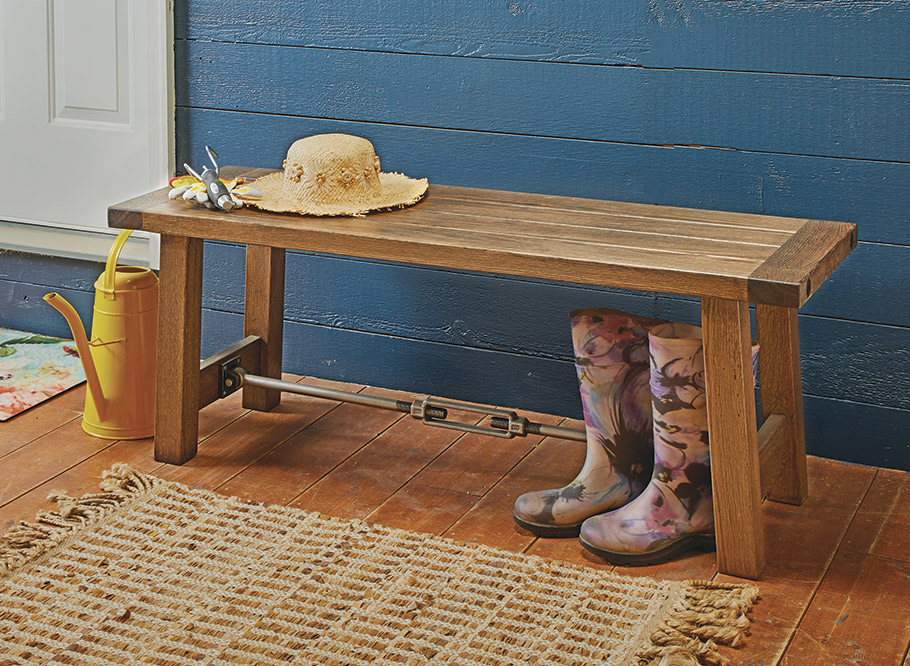Make This Rustic Porch Bench | Easy Weekend Build