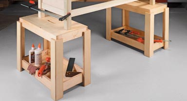 DIY Stackable Shop Stools for Assembly & Table Saw Outfeed