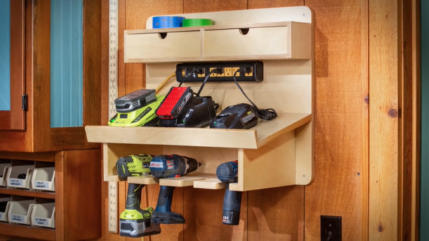 Building a Cordless Drill Charging Station