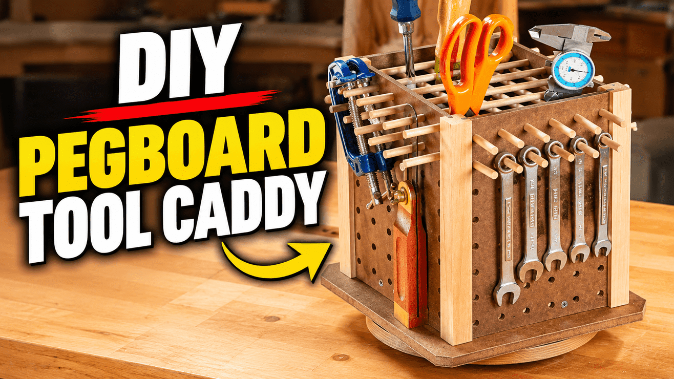 DIY Benchtop Tool Organizer: Easy Pegboard Caddy