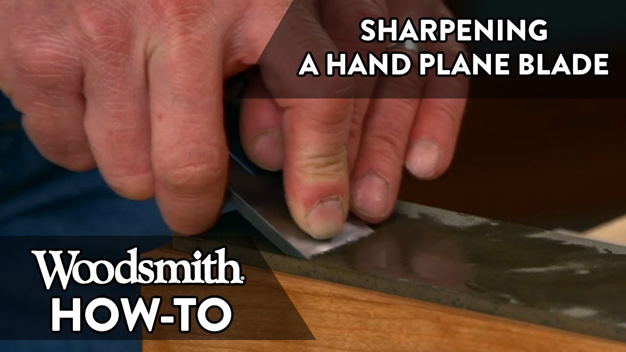 Quickly Sharpen a Plane Blade