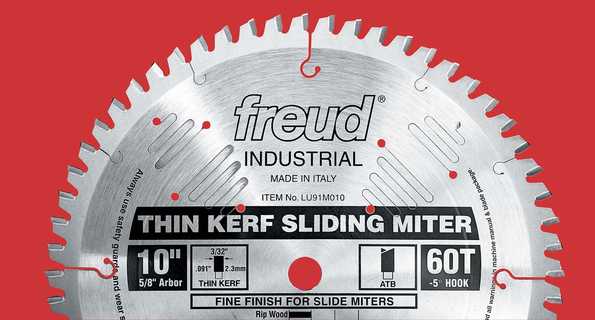 10" thin kerf sliding miter saw blade
