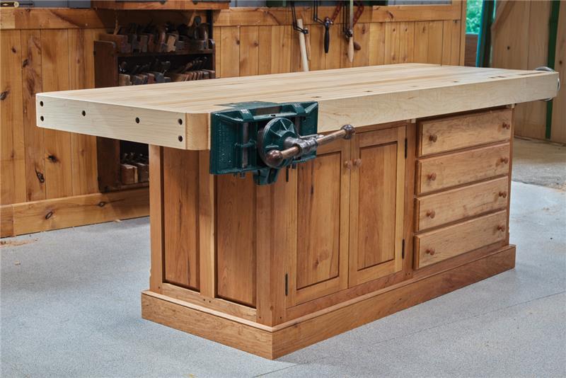 Shaker style workbench by Logan Wittmer