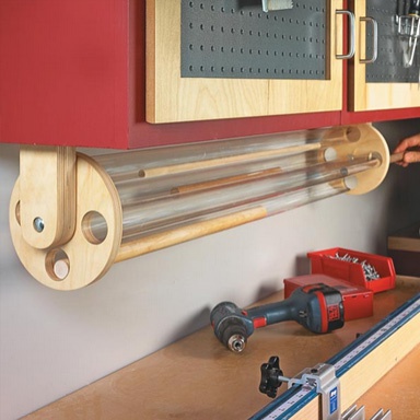 DIY Dowel Storage Carousel for Your Woodworking Shop