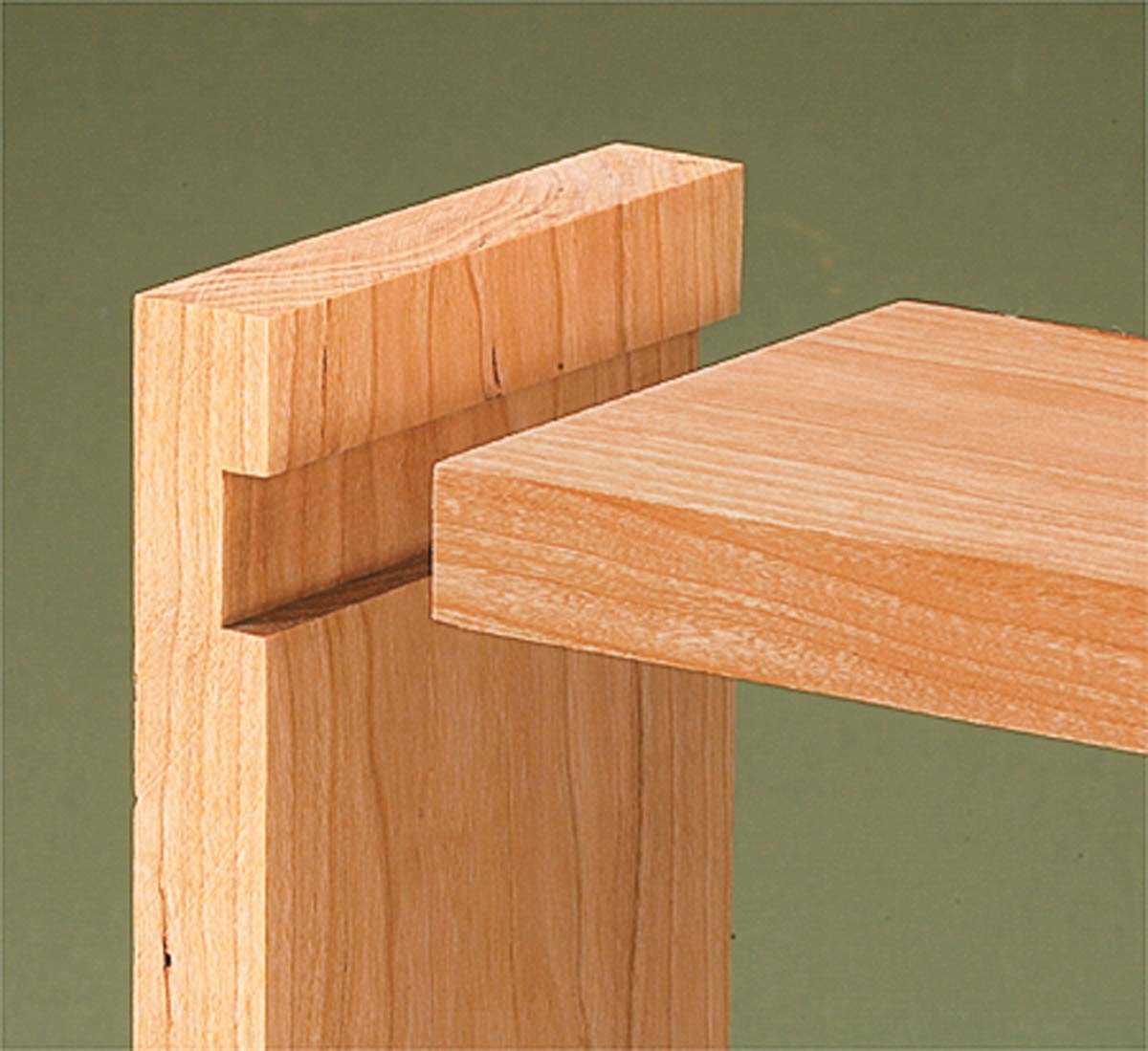 example of end grain joints with dadoes