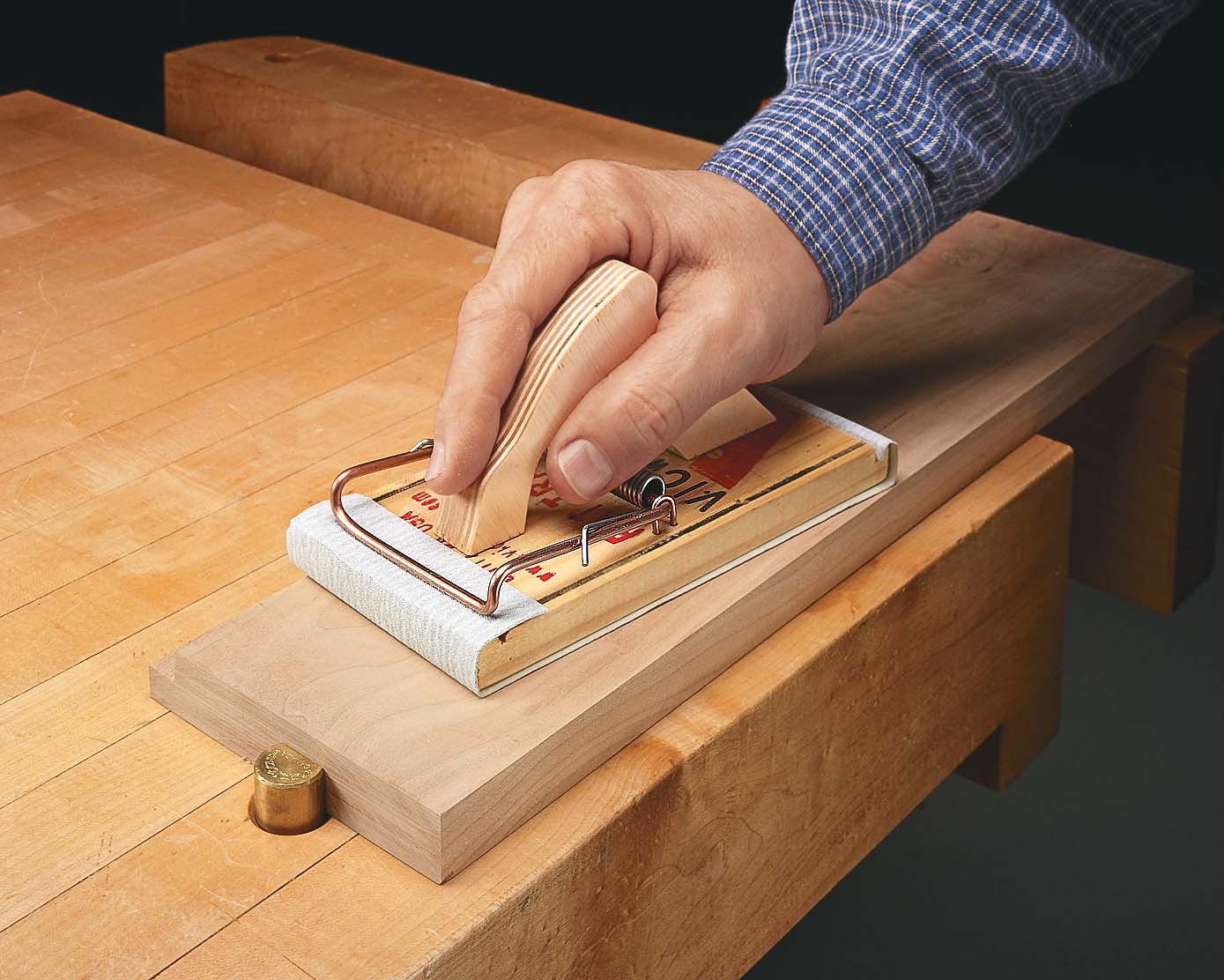 Spring Trap Sanding Block