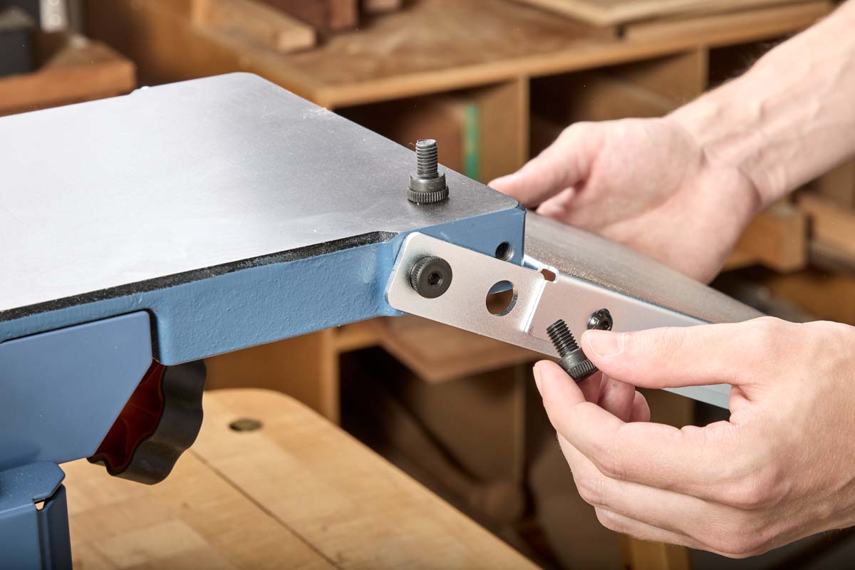 using aluminium extension wings and flipping them out