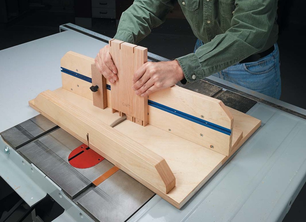 cutting of waste with table saw