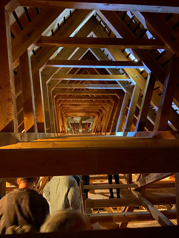 Timber frame in Roskilde Cathedral