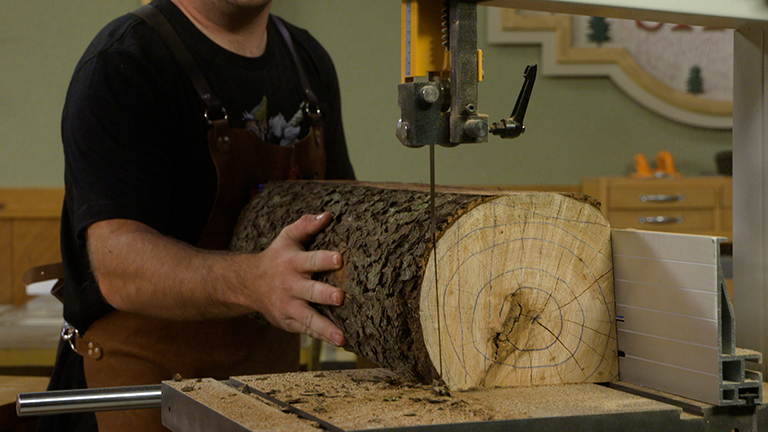 Logs to Lumber on a Bandsaw