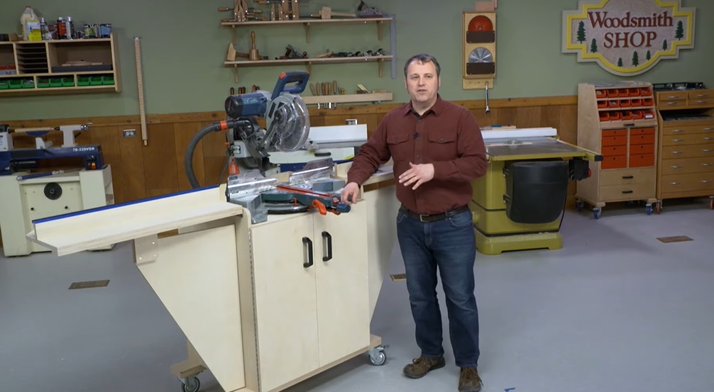 Building a Heavy-Duty, Mobile Miter Saw Station