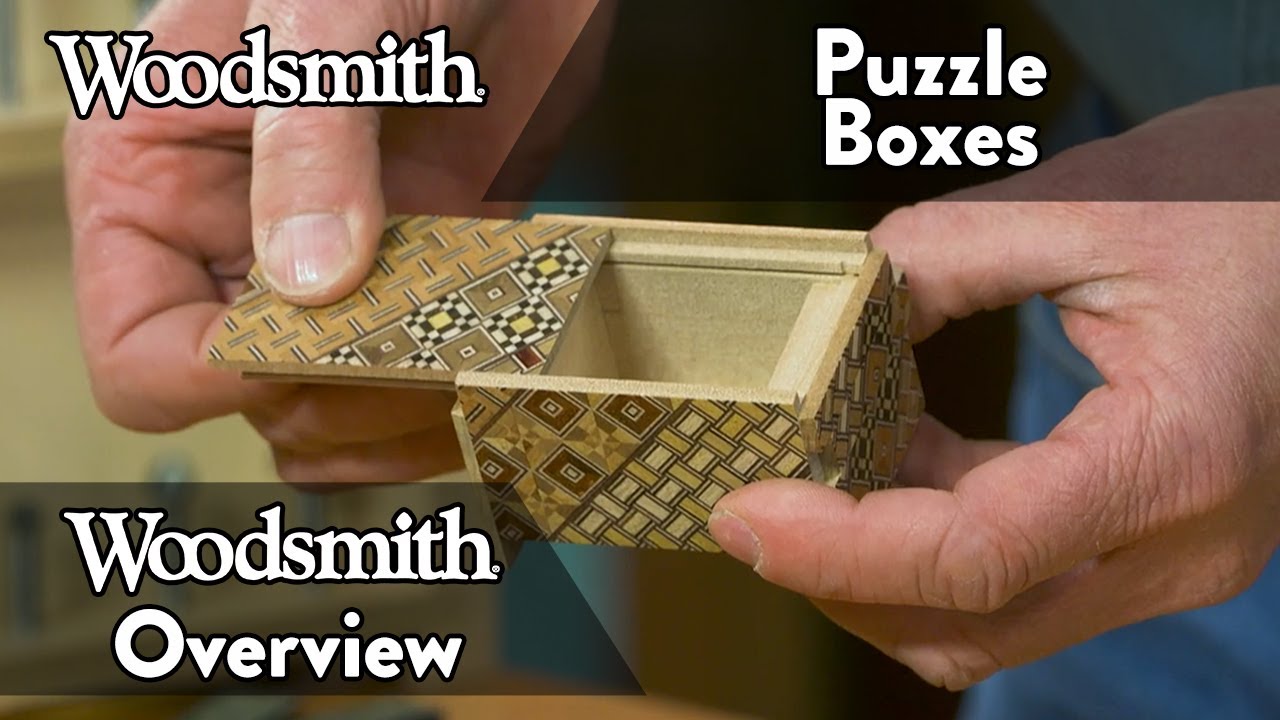 Puzzle Boxes Make For a Fun Woodworking Challenge