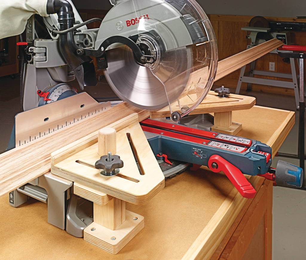 Outrigger Miter Saw Clamps