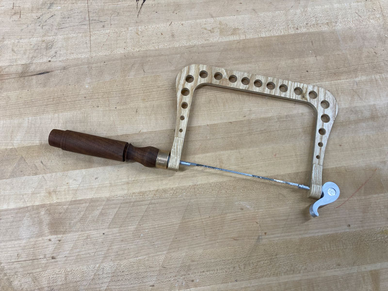 Shop-made coping saw