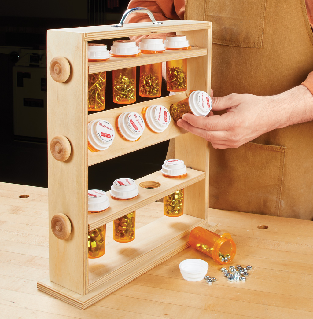 Medicine Bottle Organizer Shelf