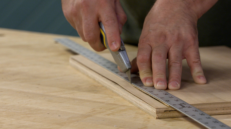 Make Your Own Perfectly Matched Plywood Edge Veneer