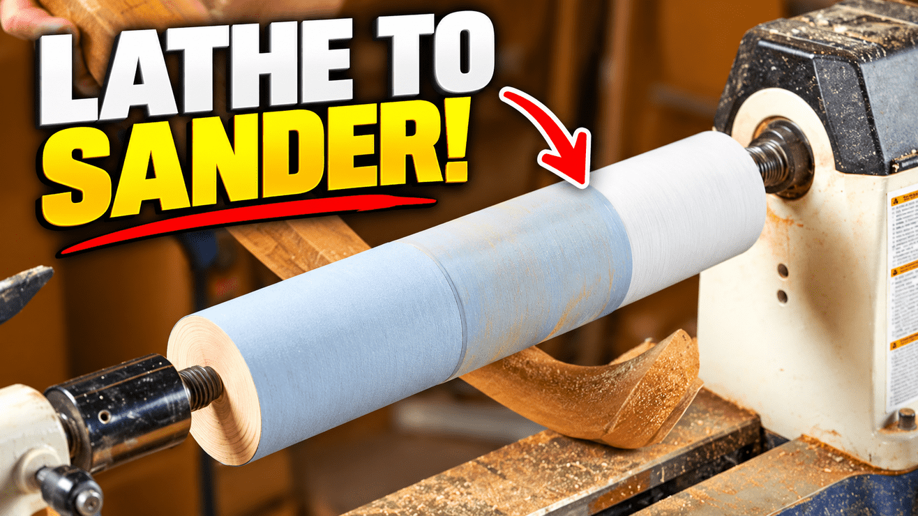 How to Sand Inside Curves Using a Wood Lathe