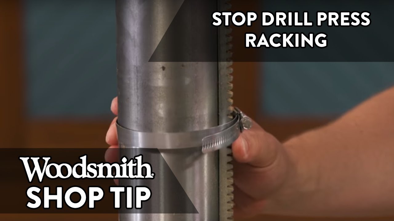 Stop Drill Press Racking